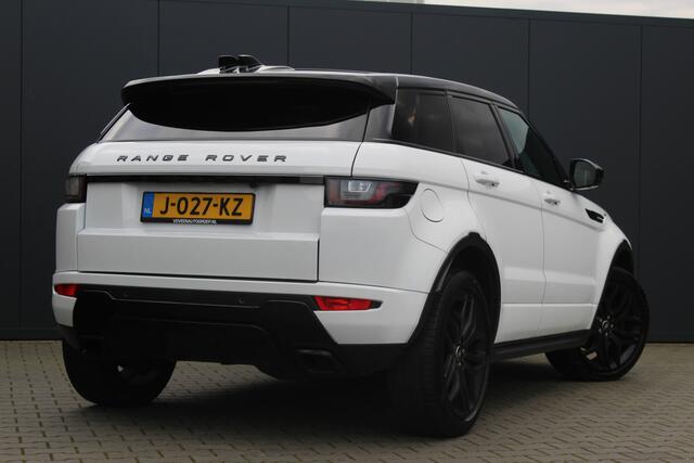 Land Rover RANGE ROVER EVOQUE 2.0 TD4 Autobiography | incl. 12 maanden garantie | Black Exterior Pack | Meridian Sound system | 20" Lichtmetalen velgen | Elektrische kofferklep | Luxe lederen bekleding | Navigatie | Apple Carplay | Geheugenstoelen | Stoel + stuurverwarming | Dodehoek 