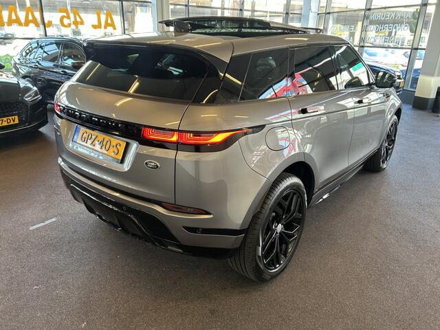 Land Rover RANGE ROVER EVOQUE 1.5 P300e AWD R-Dynamic SE | Panoramadak | Adaptieve Cruise Control | BTW AUTO | Lane Assist | Leder Bekleding | Meridian Audio | Achteruitrijcamera | Apple carplay | Elektrische Achterklep | Stoel en stuurverwarming