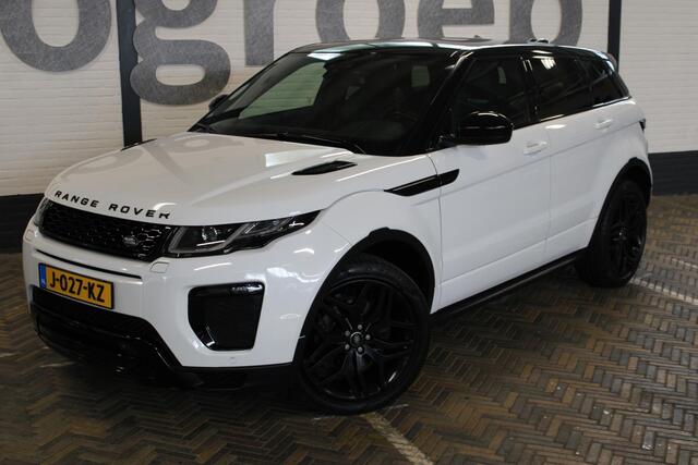 Land Rover RANGE ROVER EVOQUE 2.0 TD4 Autobiography | Incl. 12 maanden garantie | Black Exterior Pack | Meridian Sound system | Elektrische kofferklep | Navigatie | Apple Carplay | Geheugenstoelen | Stoel + stuurverwarming | Dodehoek detectie | Achteruitrijcamera |