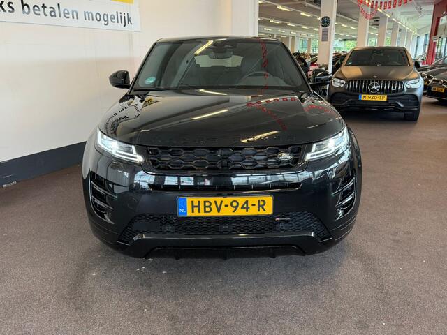 Land Rover RANGE ROVER EVOQUE 1.5 P300e AWD R-Dynamic S 300PK | Panoramadak | Meridian audio | 22''INCH | Memory seats | Stoel+Stuurverwarming | Achteruitrijcamera | Apple carplay | Navigatie | Adaptieve rijmodus | BTW VERREKENBAAR | 12/2022