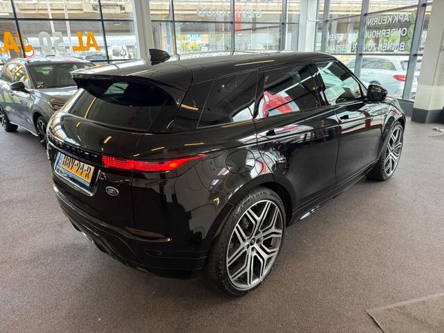 Land Rover RANGE ROVER EVOQUE 1.5 P300e AWD R-Dynamic S 300PK | Panoramadak | Meridian audio | 22''INCH | Memory seats | Stoel+Stuurverwarming | Achteruitrijcamera | Apple carplay | Navigatie | Adaptieve rijmodus | BTW VERREKENBAAR | 12/2022