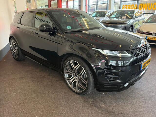 Land Rover RANGE ROVER EVOQUE 1.5 P300e AWD R-Dynamic S 300PK | Panoramadak | Meridian audio | 22''INCH | Memory seats | Stoel+Stuurverwarming | Achteruitrijcamera | Apple carplay | Navigatie | Adaptieve rijmodus | BTW VERREKENBAAR | 12/2022