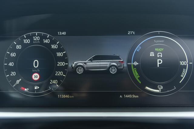 Land Rover RANGE ROVER SPORT P400e HSE Dynamic Leder Panoramadak Stoelverwarming 404pk