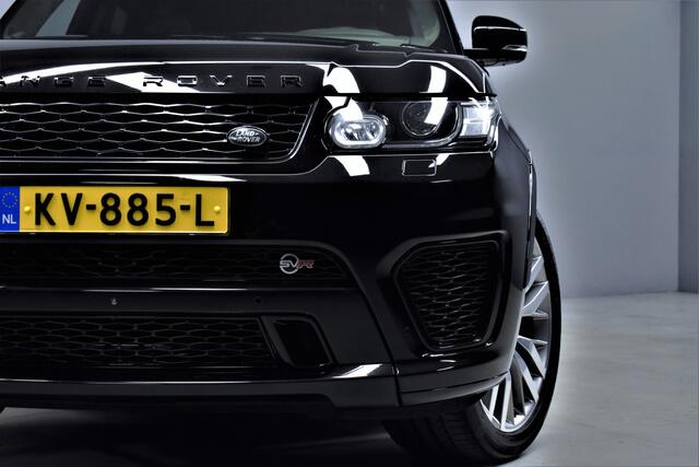 Land Rover RANGE ROVER SPORT 5.0 V8 Supercharged SVR 551pk Pano/Carplay/Xenon/Led/Keyless/Schaalstoelen/Cameras/Luchtvering/Lmv22''