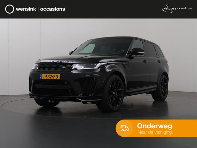 Land Rover RANGE ROVER SPORT 5.0 V8 SC SVR | Nieuwprijs ¤ 232.000,-- | Volledig dealer onderhouden | Meridian Sound | 360 Camera | Panoramadak | Standverwarming | Pixel-Laser-LED | HUD | Luchtvering | Adaptieve Cruise Control | Softclose |
