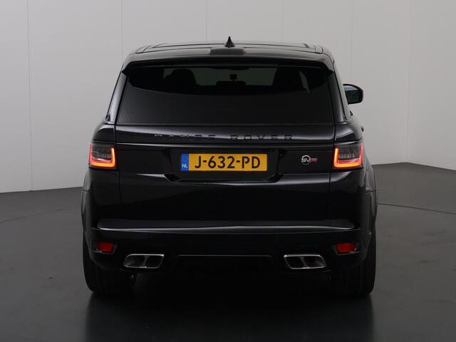 Land Rover RANGE ROVER SPORT 5.0 V8 SC SVR | Nieuwprijs ¤ 232.000,-- | Volledig dealer onderhouden | Meridian Sound | 360 Camera | Panoramadak | Standverwarming | Pixel-Laser-LED | HUD | Luchtvering | Adaptieve Cruise Control | Softclose |