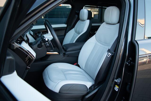 Land Rover RANGE ROVER SPORT 3.0 P510e Autobiography | ACC | 360 3D Cam | Pano | 23" | Massage + Ventilatie | Achterasbesturing | Head Up | Meridian | Softclose | Isolatieglas | Homelink | Carbon | Dab+ | Lane & Side Assist | Koelbox | Stuurverwarming | Apple Carplay | Alcantara | Fa