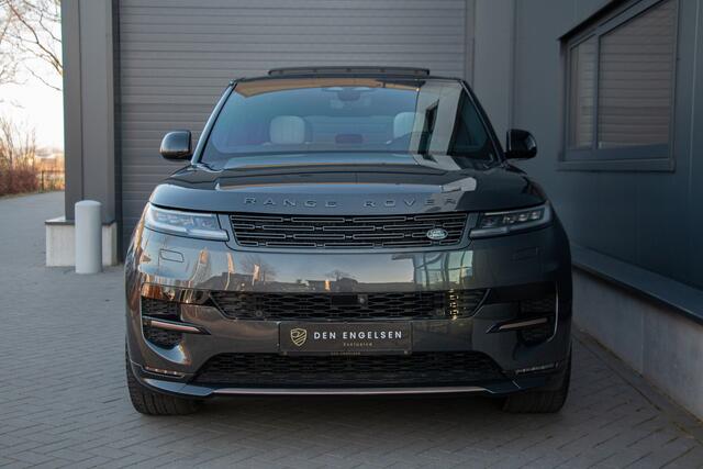 Land Rover RANGE ROVER SPORT 3.0 P510e Autobiography | ACC | 360 3D Cam | Pano | 23" | Massage + Ventilatie | Achterasbesturing | Head Up | Meridian | Softclose | Isolatieglas | Homelink | Carbon | Dab+ | Lane & Side Assist | Koelbox | Stuurverwarming | Apple Carplay | Alcantara | Fa