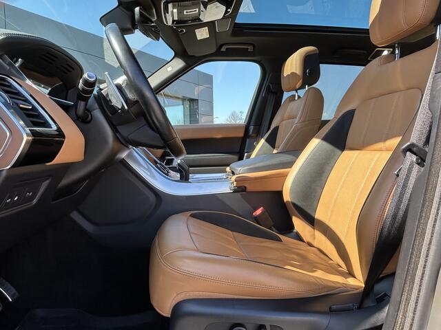Land Rover RANGE ROVER SPORT P400e 404pk AWD HSE Dynamic | Tan (cognac) interieur | Head-up Display | Geklimateerde stoelen |