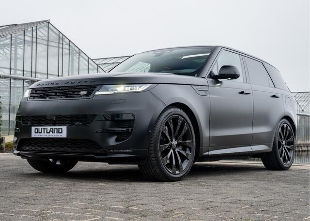 Land Rover RANGE ROVER SPORT P550e Autobiography Full Options | Santorini Black Satin - Stealth PPF | 23" inch | Trekhaak | Standkachel |