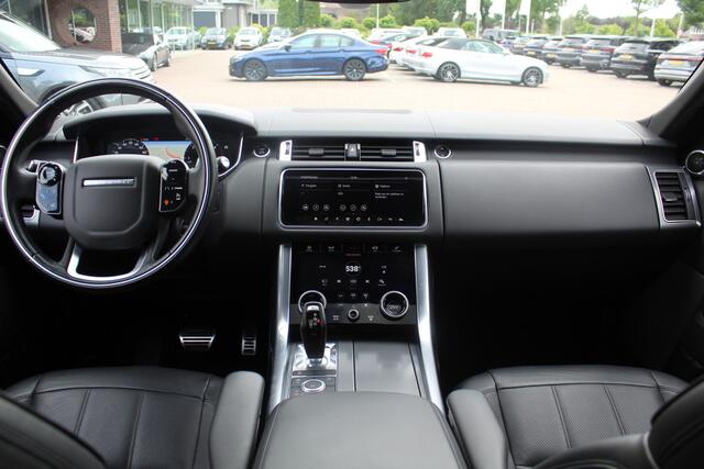 Land Rover RANGE ROVER SPORT P400e Limited Edition / Panoramadak / 360Camera / Keyless / 21'' / Meridian / Luxe Leder / DAB / Stoel+Stuurverwarming