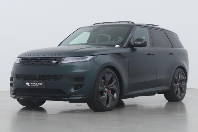 Land Rover RANGE ROVER SPORT 3.0 P460e Dynamic HSE | British Racing Green Satin | Black Pack | 23 Inch | Massage | Trekhak | Head-Up