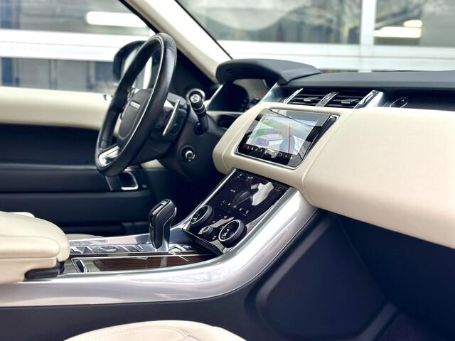 Land Rover RANGE ROVER SPORT P400e HSE | Hybrid | Panodak | Beige Leer | Luchtvering | 360 camera |