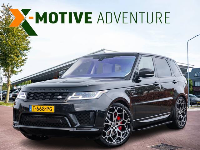 Land Rover RANGE ROVER SPORT P400 HSE Dynamic | 23" Urban LM | Volleder | Carbon pack | Carbon SVR motorkap | Uitlaatstyling SVR | CarPlay | LaneAssist | Stuurverw | Matrix Led | Etc..