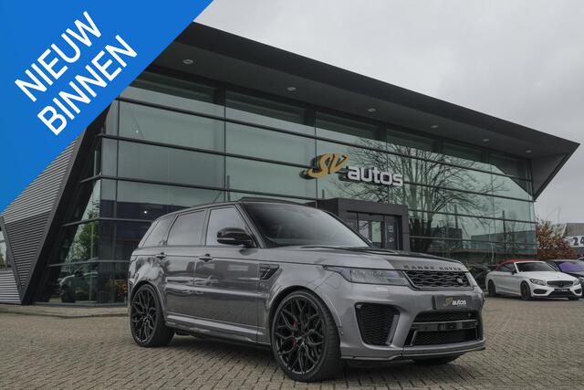 Land Rover RANGE ROVER SPORT P575 SVR 575pk Panoramadak *BTW* Carbon pakket Head-up Softclose 24" LMV Vossen