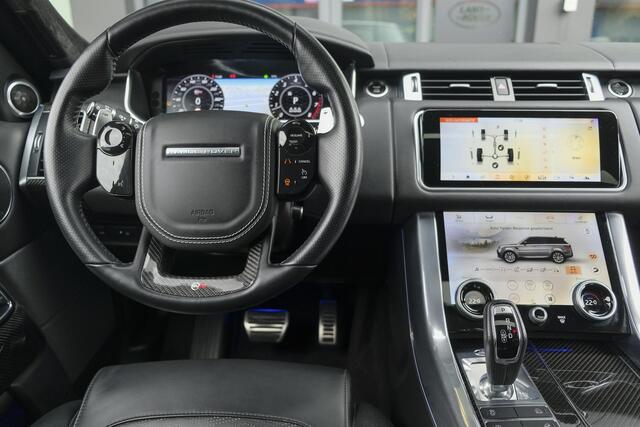 Land Rover RANGE ROVER SPORT P575 SVR 575pk Panoramadak *BTW* Carbon pakket Head-up Softclose 24" LMV Vossen