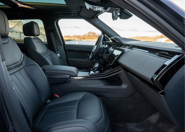 Land Rover RANGE ROVER SPORT P550e Autobiography | Santorini Black - Ebony leder | NP. ¤ 165.459,- | Full Options | Rode remklauwen |