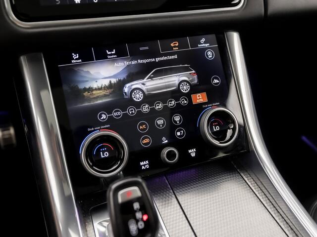Land Rover RANGE ROVER SPORT 2.0 Hybrid Autobiography Dynamic 404Pk Automaat (PANORAMADAK, STOELKOELING/VERWARMING, SCHERMEN ACHTERIN, KOELKAST, MERIDIAN, MEMORY STOELEN, APPLE CARPLAY, KEYLESS, NIEUWSTAAT)
