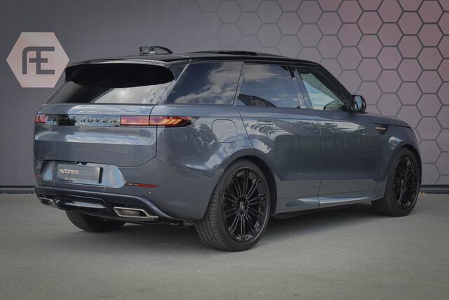 Land Rover RANGE ROVER SPORT P550e Autobiography PHEV | ADAPTIVE CRUISE | FABRIEKSGARANTIE | SOFTCLOSE | MASSAGE | STOELVERWARMING & VERKOELING | STUURVERWARMING | SUEDE HEMEL | 23 INCH | APPLE CARPLAY | ACHTERASBESTURING |