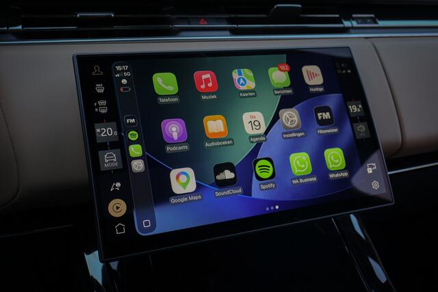 Land Rover RANGE ROVER SPORT P550e Autobiography PHEV | ADAPTIVE CRUISE | FABRIEKSGARANTIE | SOFTCLOSE | MASSAGE | STOELVERWARMING & VERKOELING | STUURVERWARMING | SUEDE HEMEL | 23 INCH | APPLE CARPLAY | ACHTERASBESTURING |