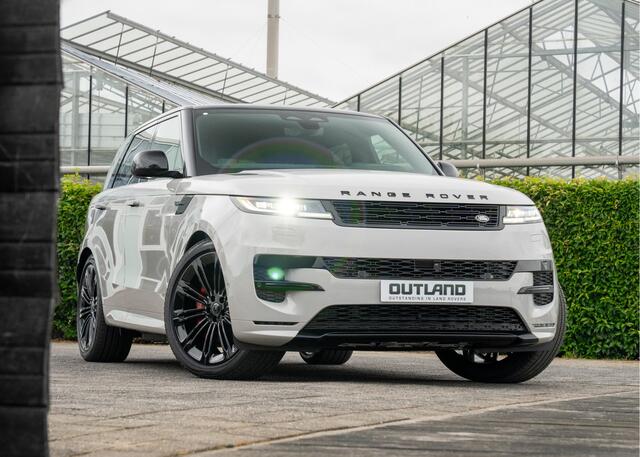 Land Rover RANGE ROVER SPORT P550e Autobiography | VERWACHT | Borasco Grey | Full Options | Enhanced Black Pack | Rode remklauwen |