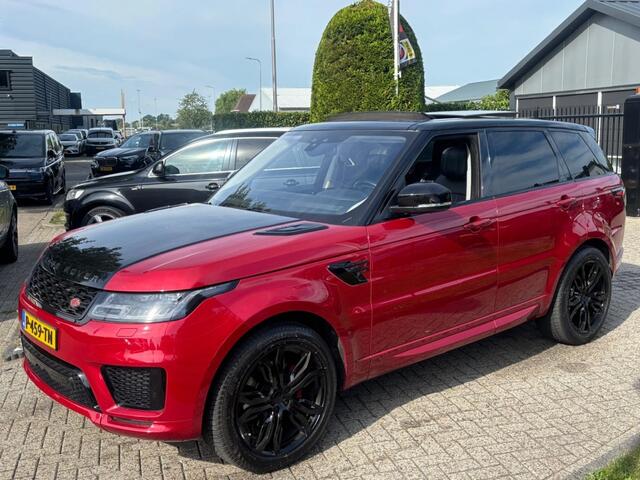Land Rover RANGE ROVER SPORT 3.0 SDV6 HSE 2019 Panorama Rood / Zwart VOL
