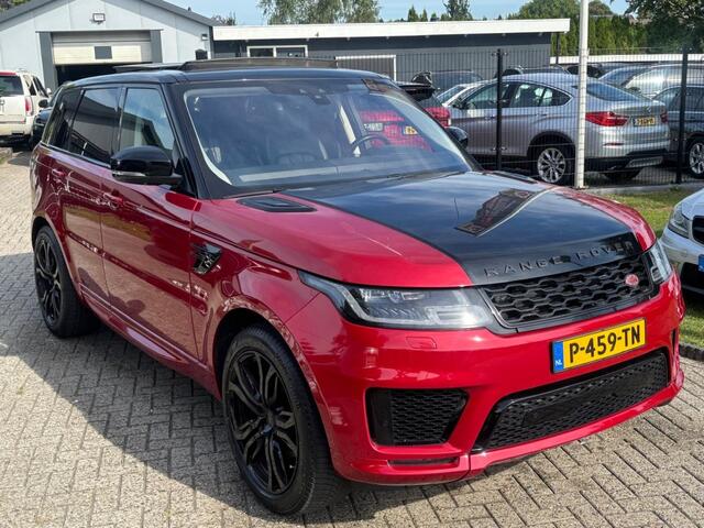 Land Rover RANGE ROVER SPORT 3.0 SDV6 HSE 2019 Panorama Rood / Zwart VOL