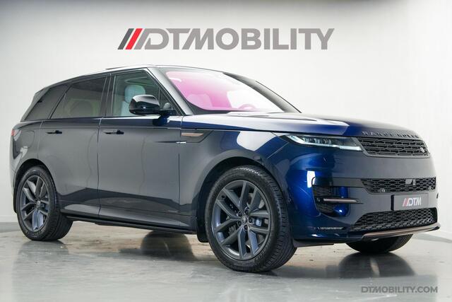 Land Rover RANGE ROVER SPORT 3.0 P510e First Edition | Portofino Blue | Treeplanken | Panorama | Massage | Meridian