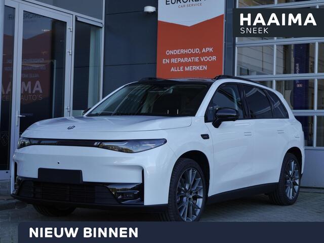 Leapmotor C10 REEV Design 28.4 kWh | 1500 trekgewicht | Nieuw uit voorraad Leverbaar | Panoramadak | Camera | 20 inch | Elektrische achterklep