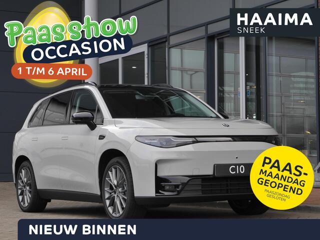Leapmotor C10 Design ProMax AWD 81.9 kWh | 598 PK | 0-100 in 4 seconden | Wltp 437 km | 1500kg trekgewicht | Uit voorraad leverbaar | Stoel en stuurverwarming | Stoel ventilatie | Panorama dak | 20 inch lichtmetalen velgen | 360 graden camera