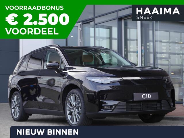 Leapmotor C10 Design REEV 28.4 kWh | Nieuwe auto | Gecombineerde actieradius WLTP 974km | 1500 kg Trekgewicht | Diverse kleuren leverbaar | Full options | Stuurverwarming | Stoelverwarming en koeling | Elektrisch verstelbare voorstoelen | Navigatie | Keyless entry & st