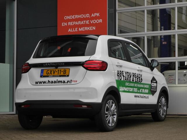 Leapmotor T03 Design 37.3 kWh | Demo | Dodehoek detectie | Lichtmetalen velgen | Camera | Panoramadak | Adaptive cruise control
