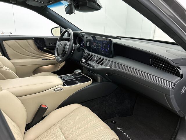 Lexus LS 500h AWD President Line | Luchtvering met Access-Mode | Mark Levinson Reference Audio | Head-up Display | Soft-Close | Ottoman-Seating | Massagefunctie |
