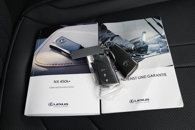Lexus NX 450h+ AWD F SPORT Line | 20 Inch Lichtmetalen velgen | Rondomzichtcamera | Stoelgeheugen | Head-Up Display