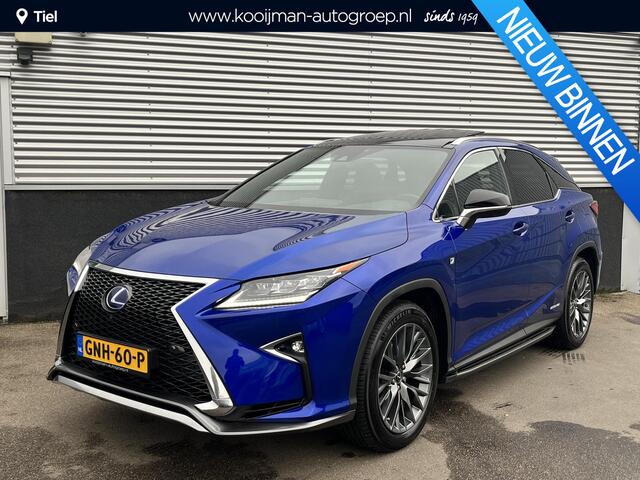 Lexus RX 450h 4WD F Sport Line Schuif/kanteldak, Navigatie, HUD, Dodehoekdetectie, Seat memory, Stoelverkoeling, Stoelverwarming, Elek. Achterklep