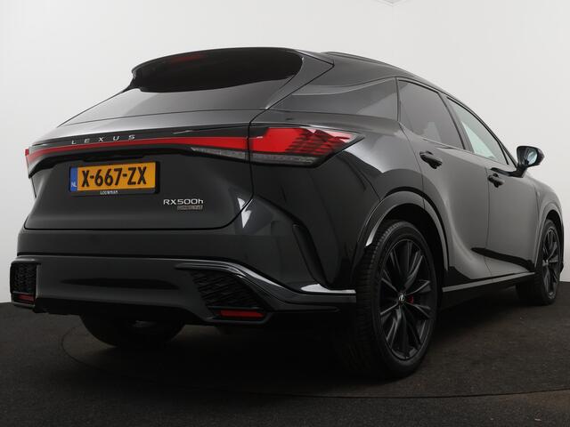 Lexus RX 500h F Sport Line | Mark Levinson Audio | Panoramadak | Stoelverwarming/-Verkoeling | Stuurverwarming | 360 Camera | Stoelgeheugen |