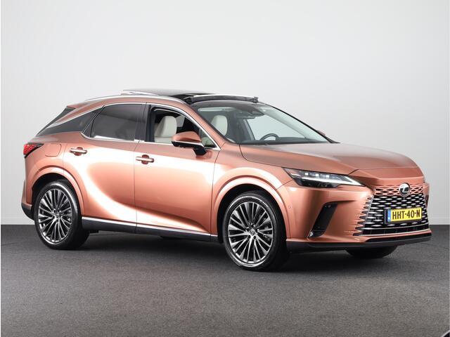 Lexus RX 450h+ Plug-in Hybrid President Line Limited | Afneembare Trekhaak | Alarm klasse 5 Voertuigvolgsysteem inbegrepen | Elektrisch glazen panorama-dak |