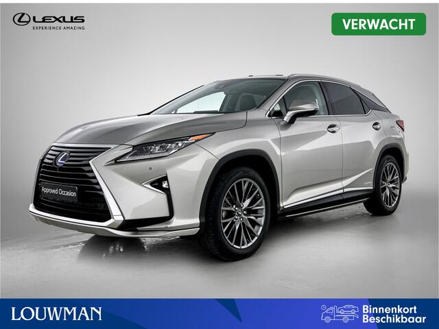 Lexus RX 450h 4WD President Line | BTW voertuig | Mark Levinson | Head-Up Display | 360 surround view | Blind spot monitor | Schuif/kanteldak | Stuur+stoelverwarming & achter | Stoel ventilatie | Elektrische achterklep | Tr Onderweg-naar-dealer
