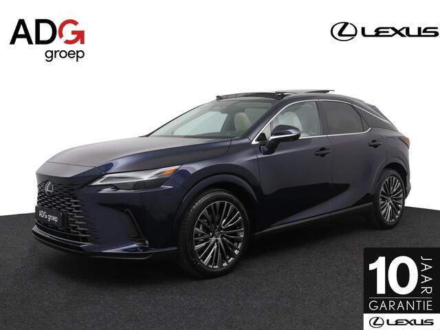 Lexus RX 450h+ Plug-in Hybrid President Line | Nieuw! | Uit voorraad leverbaar | Glazen schuif/-kanteldak | Full Options!