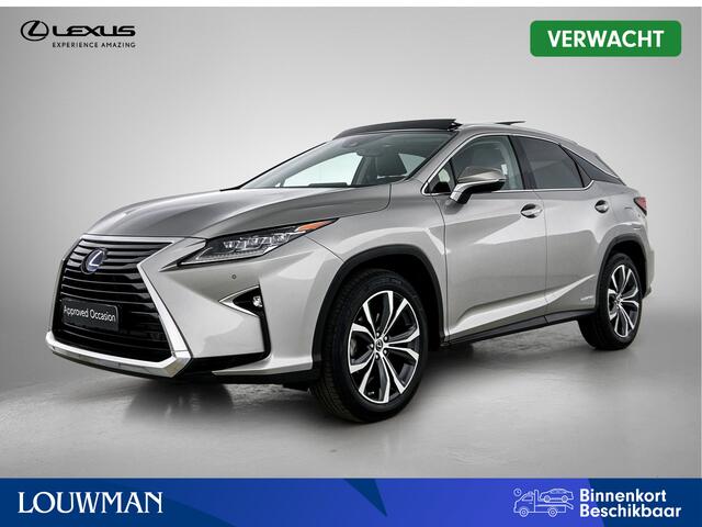 Lexus RX 450h 4WD President Line Limited | BTW voertuig | Schuif/kanteldak | Parkeersensoren voor+achter | Stoel ventilatie | Stoelverwarming | Elektrische achterklep | LED Adaptive | Cruise Conrol Adaptive | Navigatie