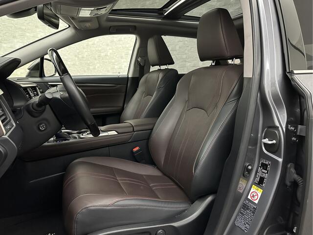 Lexus RX 450h 4WD President | Origineel NL | 360 Camera | Mark-Levinson Sound | ACC | Stoelventilatie | Leder | 10 jaar Lexus Garantie! Head-Up | Memory | Panoramadak | Keyless-Entry | Stoelverwarming V+A | ISO-Glas | Zonwering | LED | Lane-Assist | Dodehoek | DA