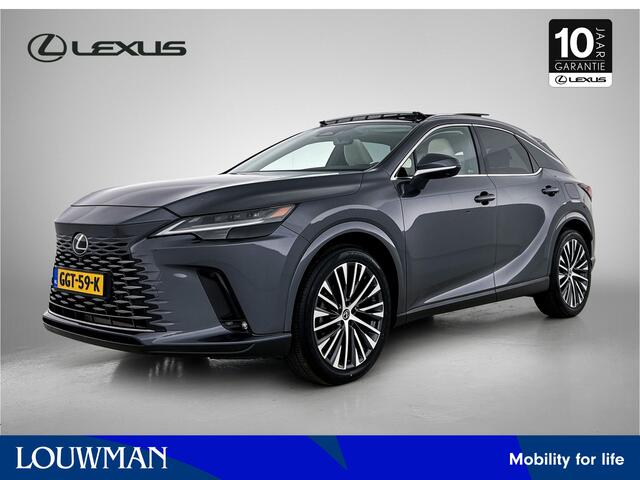 Lexus RX 450h+ Plug-in Hybrid Executive Line | Dealer onderhouden | Lederen bekleding | Memory Seat | Stoelventilatie | Stoel+stuurverwarming | Head-Up | Blind Spot monitor | 360 Camera | Elektrische achterklep |
