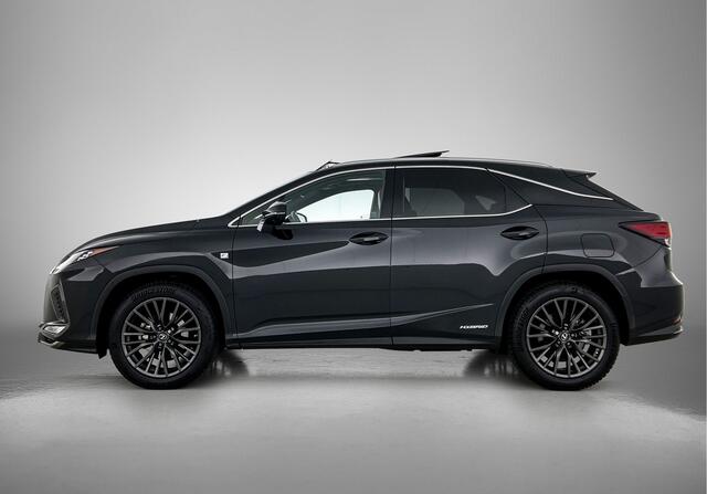 Lexus RX 450h 4WD F Sport Line | Mark Levinson | 360 Camera | Panorama Schuif/kantel dak | Rood Lederen bekleding | Memory Seat | Stoel+stuurverwarming |Stoelventilatie | Blind Spot Monitor | Head-Up Display | Elektrische