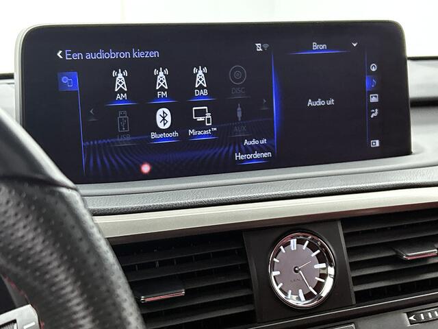 Lexus RX 450h 4WD F Sport Line | Mark Levinson | 360 Camera | Panorama Schuif/kantel dak | Rood Lederen bekleding | Memory Seat | Stoel+stuurverwarming |Stoelventilatie | Blind Spot Monitor | Head-Up Display | Elektrische
