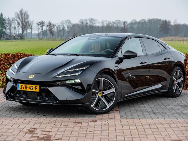 Lotus Emeya S 102 kWh Sport AWD | Carbon | KEF Sound | Elek Afn Trekhaak | LAD Highway Assist | Dynamic Handling | Active Aero | Pano dak | Lidar Autonoom | Volleder Comfort seats pack | HUD | Luchtvering | Etc.. Nw.prijs 161.245,=