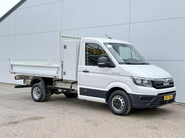 MAN TGE 5.120 2.0 TDI Kipper Dubbellucht Carplay Trekhaak Airco Camera Benne Tipper