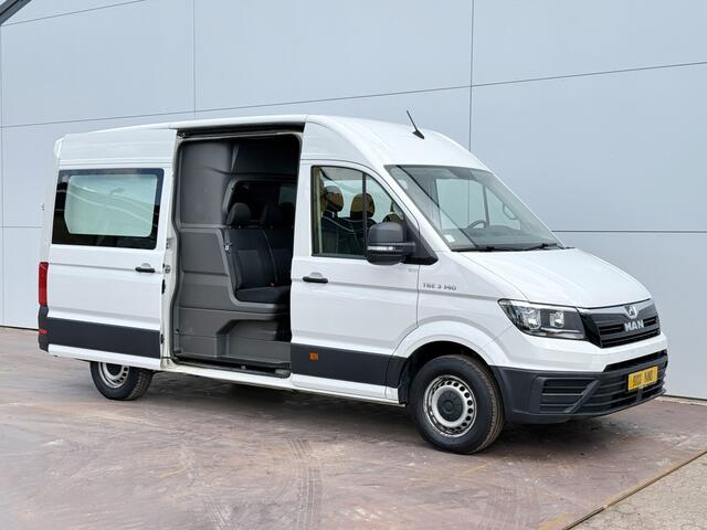 MAN TGE 3.140 2.0 TDI L3H3 Dubbele Cabine 7 Stoelen Airco Cruise Control Trekhaak Carplay Navigatie