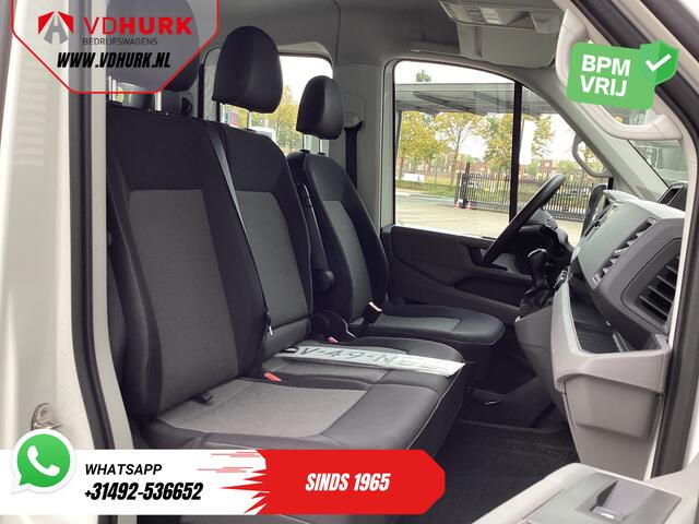 MAN TGE 3.180 DSG Aut. DC Dubbel Cabine BPM VRIJ! Open Laadbak 350x203/ 7 Pers./ Carplay/ Trekhaak/ Cruise/ 2.8t Trekverm./ Airco/ Pick Up