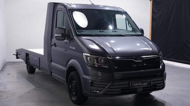 MAN TGE 2.0 TDI 140 pk Autotransporter Airco, Luchtvering Apple Carplay, Trekhaak 3.500 kg, Cruise Control, BPM vrij, 3-Zits