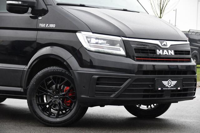 MAN TGE 30 2.0 L3H2 Black Edition Camera, Cruise, Carplay, LED, Automaat, 177pk, Trekhaak, Geveerde stoel, Sensoren, Uniek!